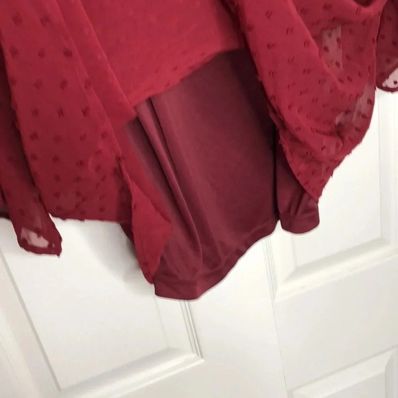 STYLE & Co. Swiss Dot Blouse With Cami - Picture 4 of 7